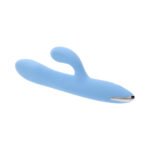 Playboy Up & Away Rechargeable Silicone Rabbit Vibrator Blue - Image 9