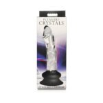 Pleasure Crystals 5.6 in. Glass Dildo with Silicone Base