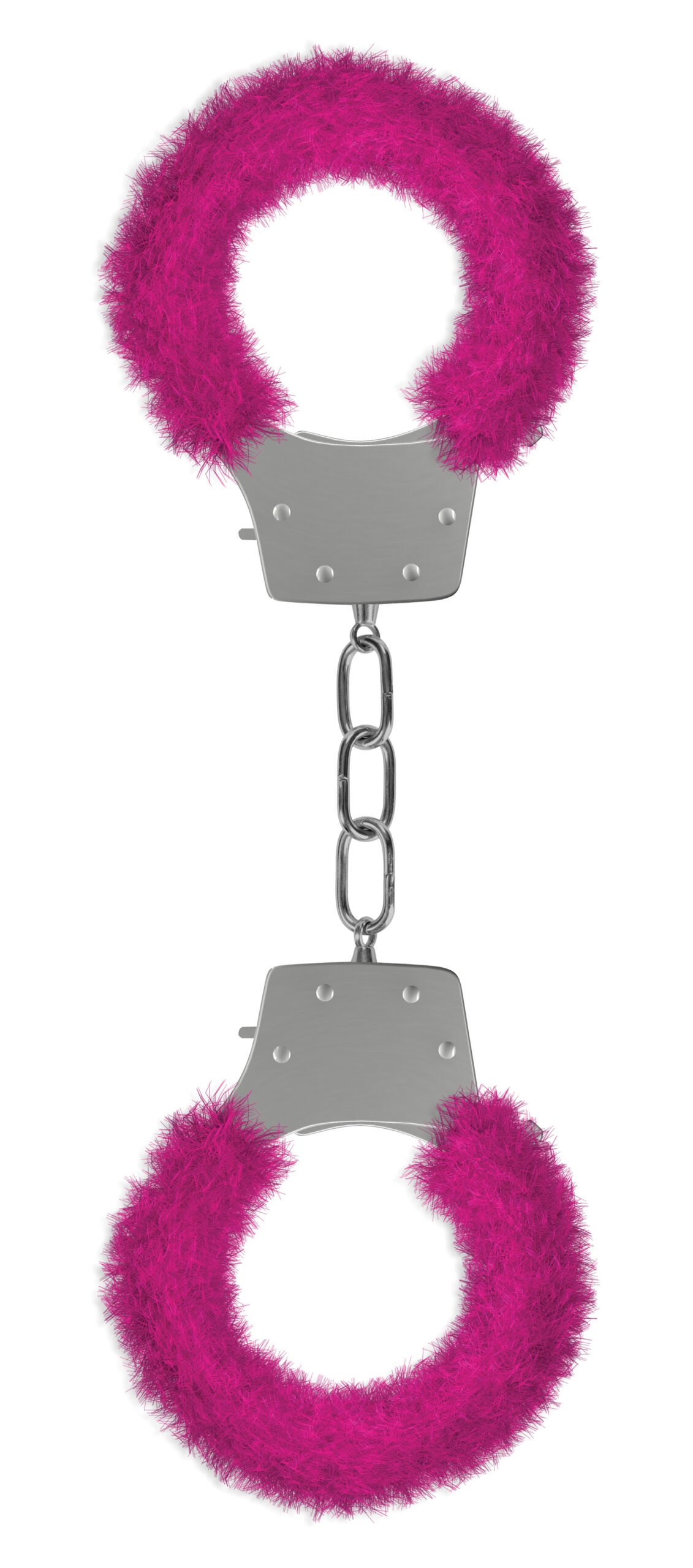 pleasure-furry-handcuffs-pink Pleasure Furry Handcuffs - Pink - Image 1