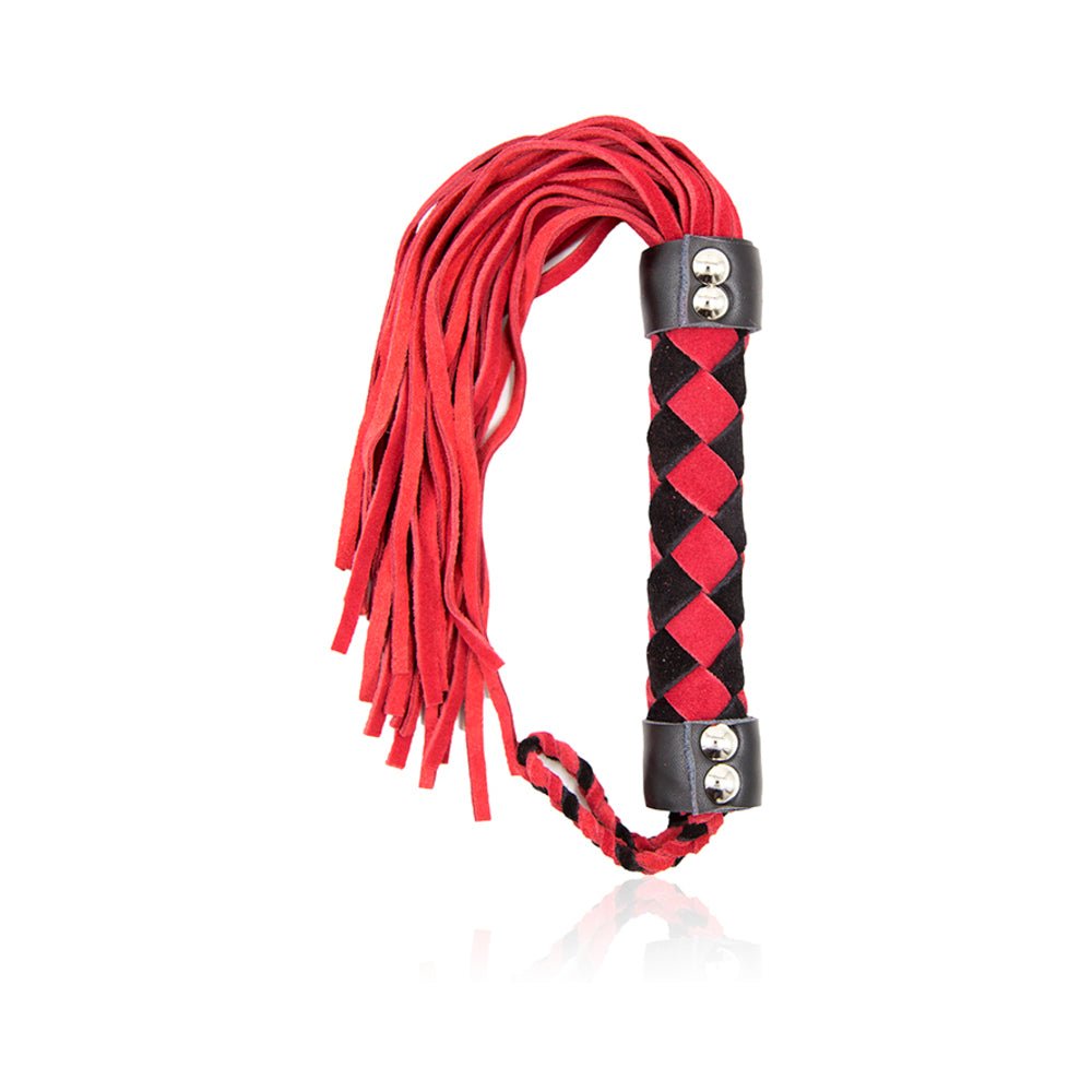 plesur-155-in-leather-flogger-red Ple''sur 15.5 in. Leather Flogger Red - Image 1