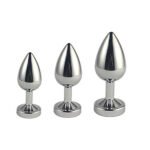 Ple''sur 3-Setting LED Light-Up Metal Anal Plug Small - Image 6