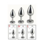 Ple''sur 3-Setting LED Light-Up Metal Anal Plug Small - Image 7