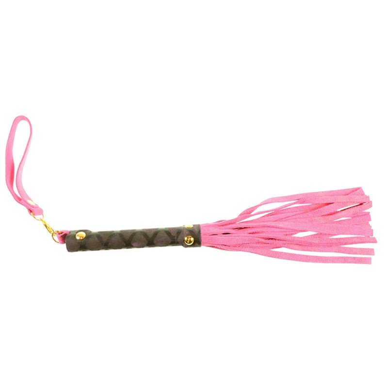 plesur-mini-leather-flogger-pink Ple''sur Mini Leather Flogger Pink - Image 1
