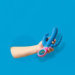 PMV20 Vice Double Vibrator – Silicone – Blue - Image 9