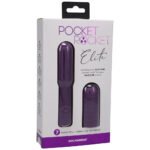 Pocket Rocket Elite Rechargeable Bullet With Removable Sleeve Purple - Image 5