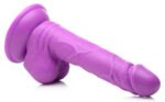 Pop Pecker 6.5 Inch Dildo With Balls - Purple - Image 2
