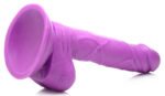 Pop Pecker 6.5 Inch Dildo With Balls - Purple - Image 4
