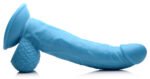 Pop Pecker 7.5 Inch Dildo With Balls - Blue - Image 3
