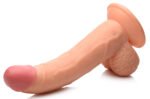 Pop Pecker 7.5 Inch Dildo With Balls - Light - Image 2