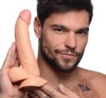Pop Pecker 7.5 Inch Dildo With Balls - Light - Image 7