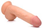 Pop Pecker 8.25 Inch Dildo With Balls - Light - Image 2