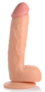 Pop Pecker 8.25 Inch Dildo With Balls - Light - Image 5