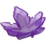 Pot Leaf Ashtray 4-Pack – Assorted Colors - Image 2