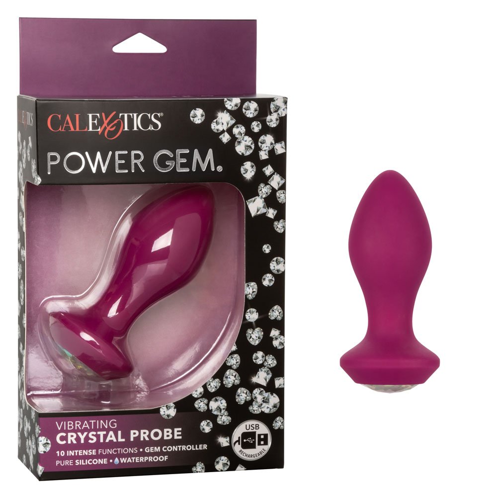 power-gem-vibrating-crystal-probe-purple Power Gem Vibrating Crystal Probe - Purple - Image 1