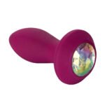 Power Gem Vibrating Petite Crystal Probe - Purple - Image 4