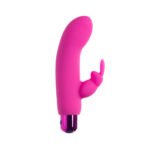 Powerbullet Alice's Bunny Rechargeable Vibrating Bullet with Removable Silicone Rabbit Sleeve – Pink - Image 4