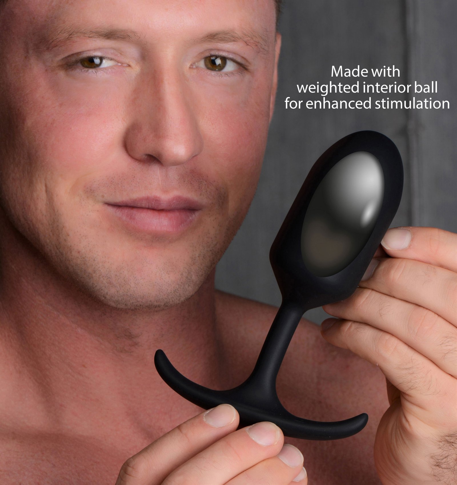 premium-silicone-weighted-anal-plug-large Premium Silicone Weighted Anal Plug - Large - Image 1