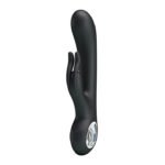 Pretty Love Carina 7 Function Rabbit Syle Vibrator - Black - Image 2