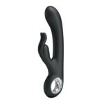 Pretty Love Carina 7 Function Rabbit Syle Vibrator - Black - Image 3