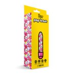 Prints Charming Pop Tease 5 Inch Mini Vibe - Kiss Me - Pink - Image 2