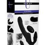 Pro Rider 9x Vibrating Silicone Strapless Strap on With Remote Control
