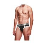 Prowler Brief Black and White Polyester Briefs – Size M - Image 2