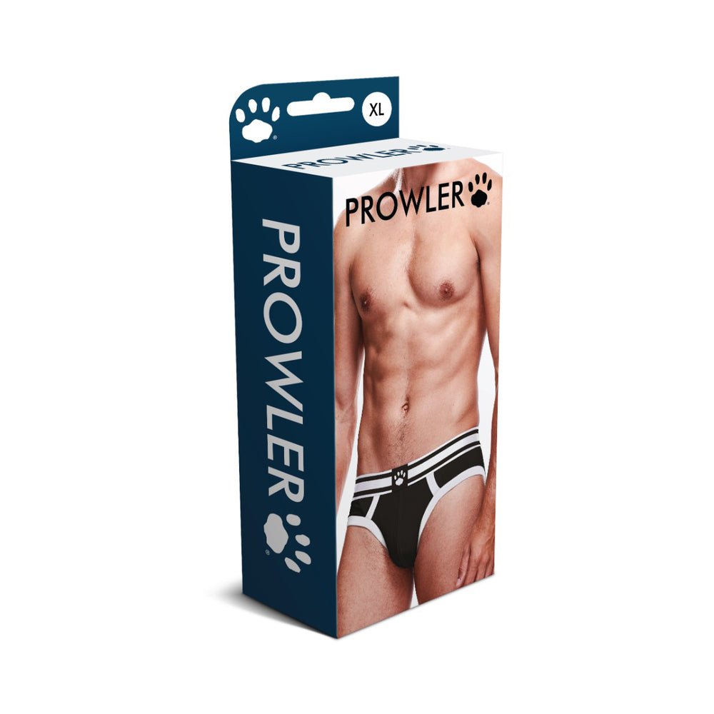 prowler-brief-blackwhite-xl Prowler Brief Black/White XL - Image 1