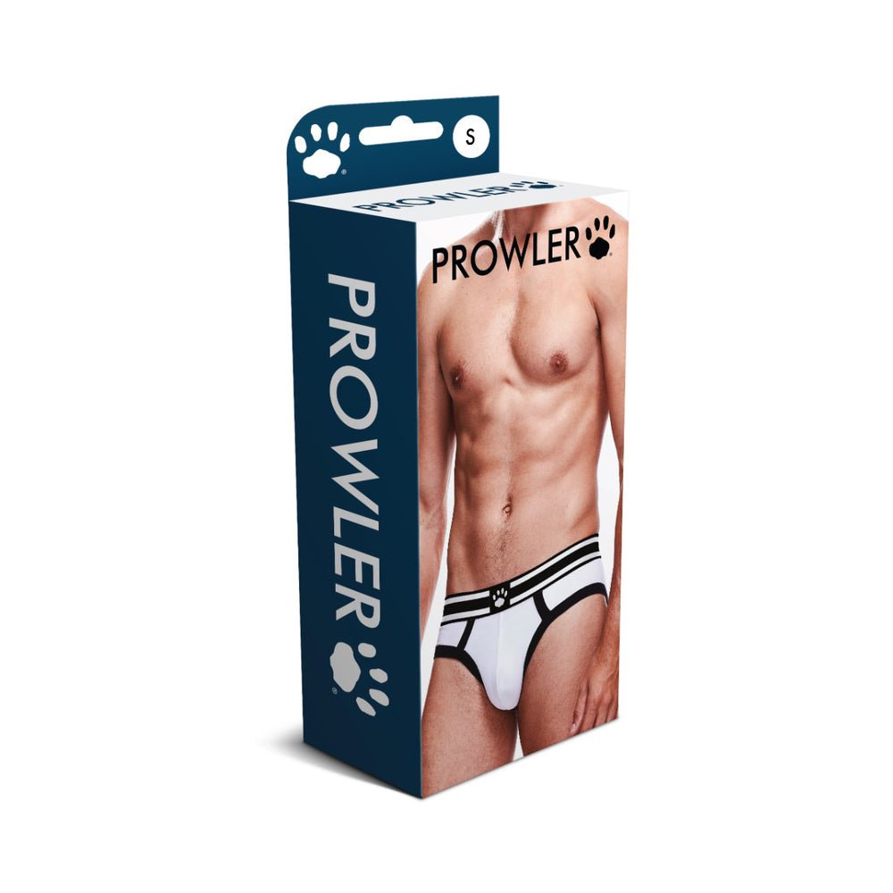 prowler-brief-whiteblack-s Prowler Brief White/Black S - Image 1