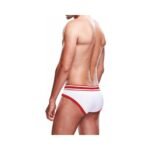 Prowler Brief White/Red Polyester Briefs – Size S - Image 3