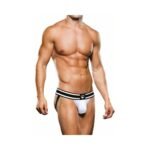 Prowler Jock Strap – White/Black, Small - Image 2