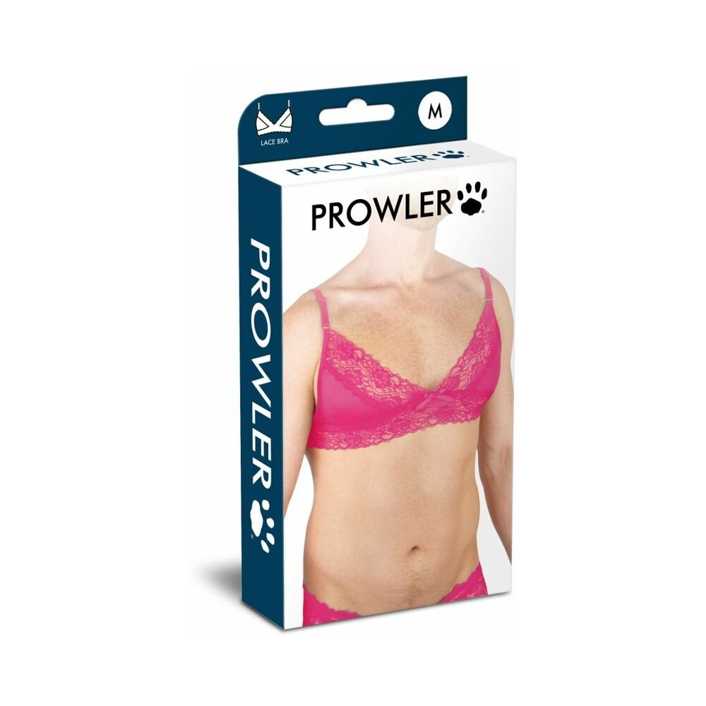 prowler-lace-bra-pink-m Prowler Lace Bra Pink M - Image 1