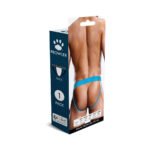 Prowler Lace Jock Strap Neon Blue L - Image 4