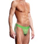 Prowler Lace Jock Strap Neon Green XL - Image 2