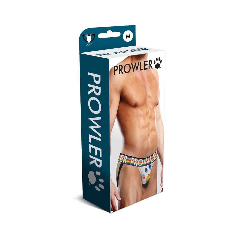 prowler-oversized-paw-jock-strap-white-m Prowler Oversized Paw Jock Strap White M - Image 1