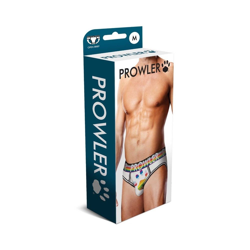 prowler-oversized-paw-open-brief-white-m Prowler Oversized Paw Open Brief White M - Image 1