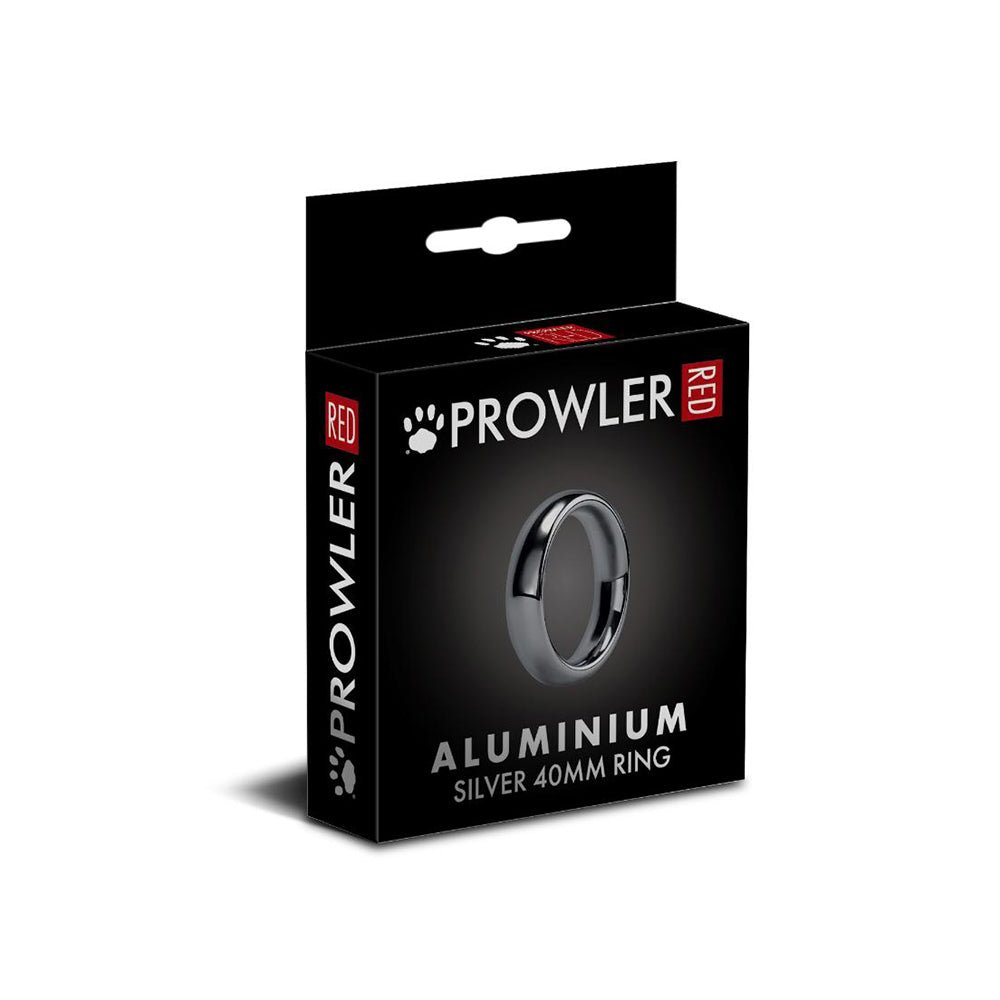 prowler-red-aluminum-silver-40mm-ring Prowler RED Aluminum Silver 40mm Ring - Image 1