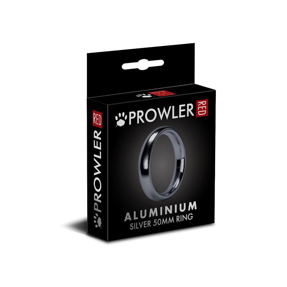 prowler-red-aluminum-silver-50mm-ring Prowler RED Aluminum Silver 50mm Ring - Image 1