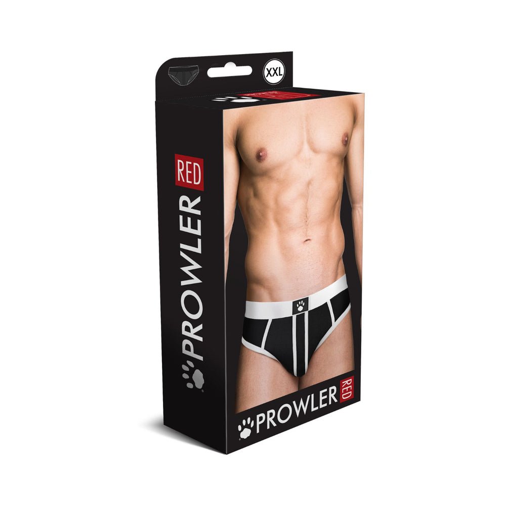 prowler-red-assless-brief-white-2xl Prowler RED Assless Brief White 2XL - Image 1