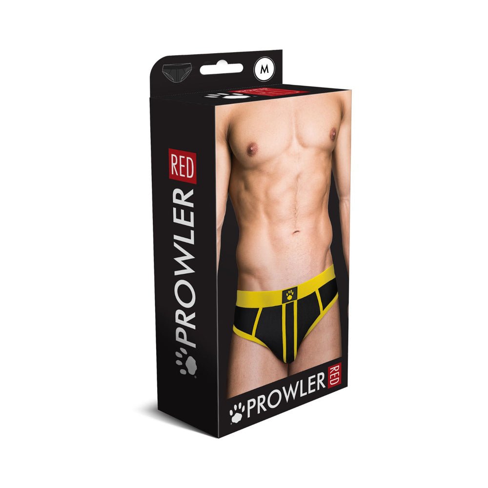 prowler-red-assless-brief-yellow-m Prowler RED Assless Brief Yellow M - Image 1