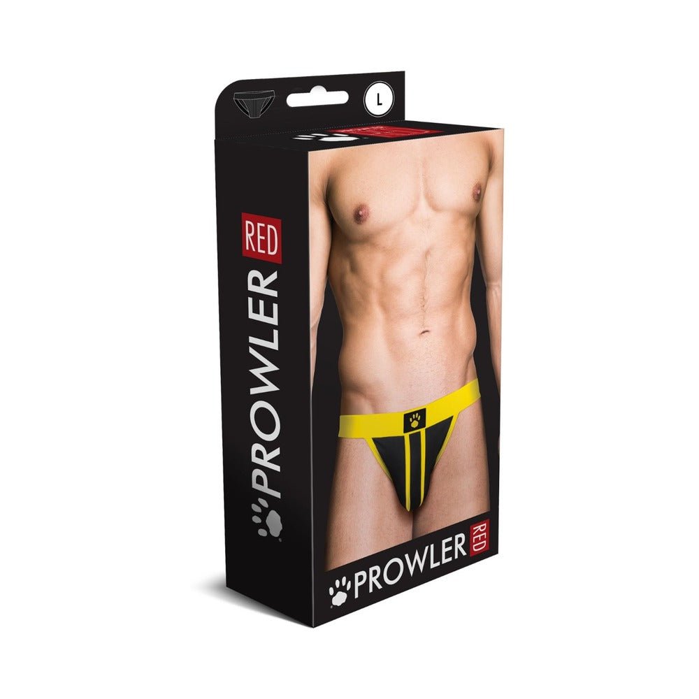 prowler-red-assless-jock-strap-yellow-l Prowler RED Assless Jock Strap Yellow L - Image 1