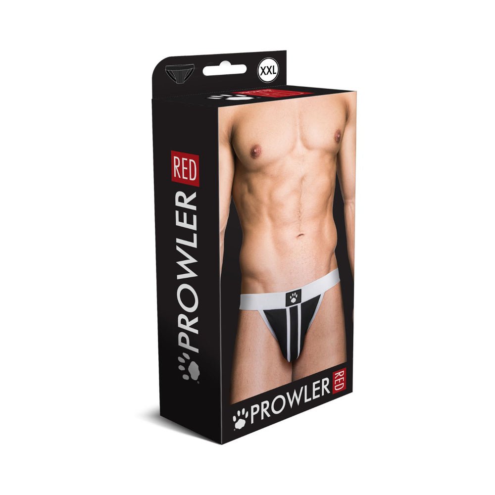 prowler-red-assless-jock-white-2xl Prowler RED Assless Jock White 2XL - Image 1
