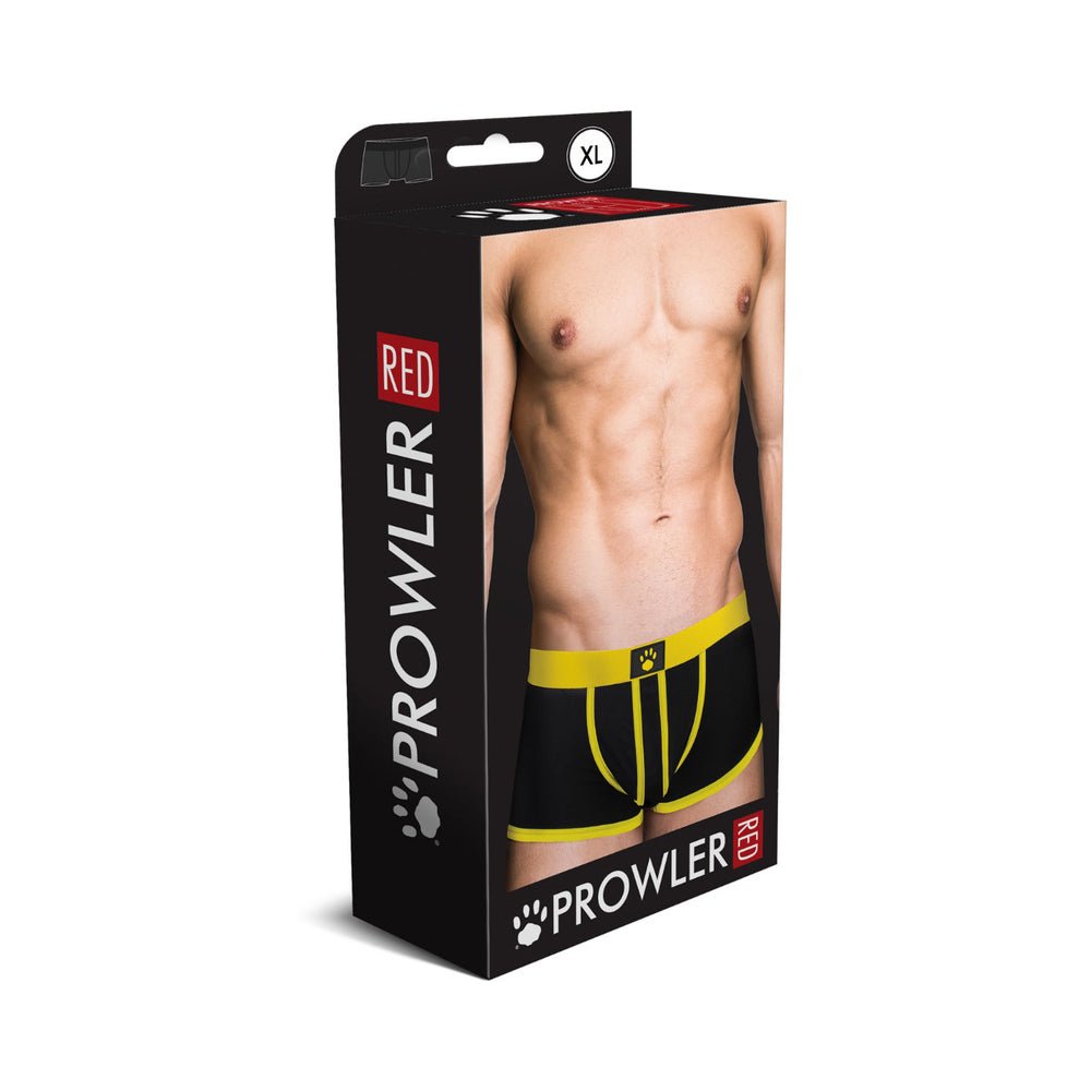 prowler-red-assless-trunk-yellow-xl Prowler RED Assless Trunk Yellow XL - Image 1