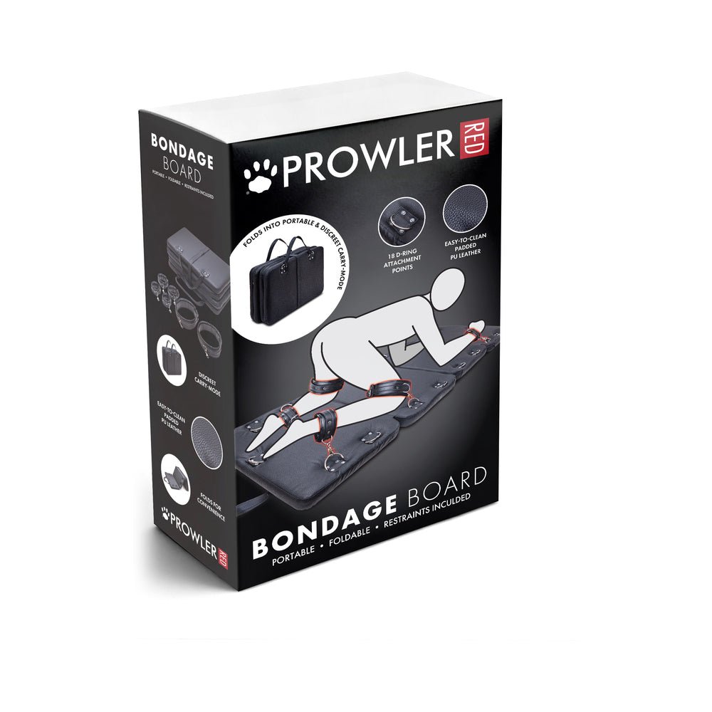 prowler-red-bondage-board-with-restraints Prowler RED Bondage Board with Restraints - Image 1
