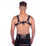 Prowler RED Bull Harness Black with Metal Fittings – Size S - Image 4