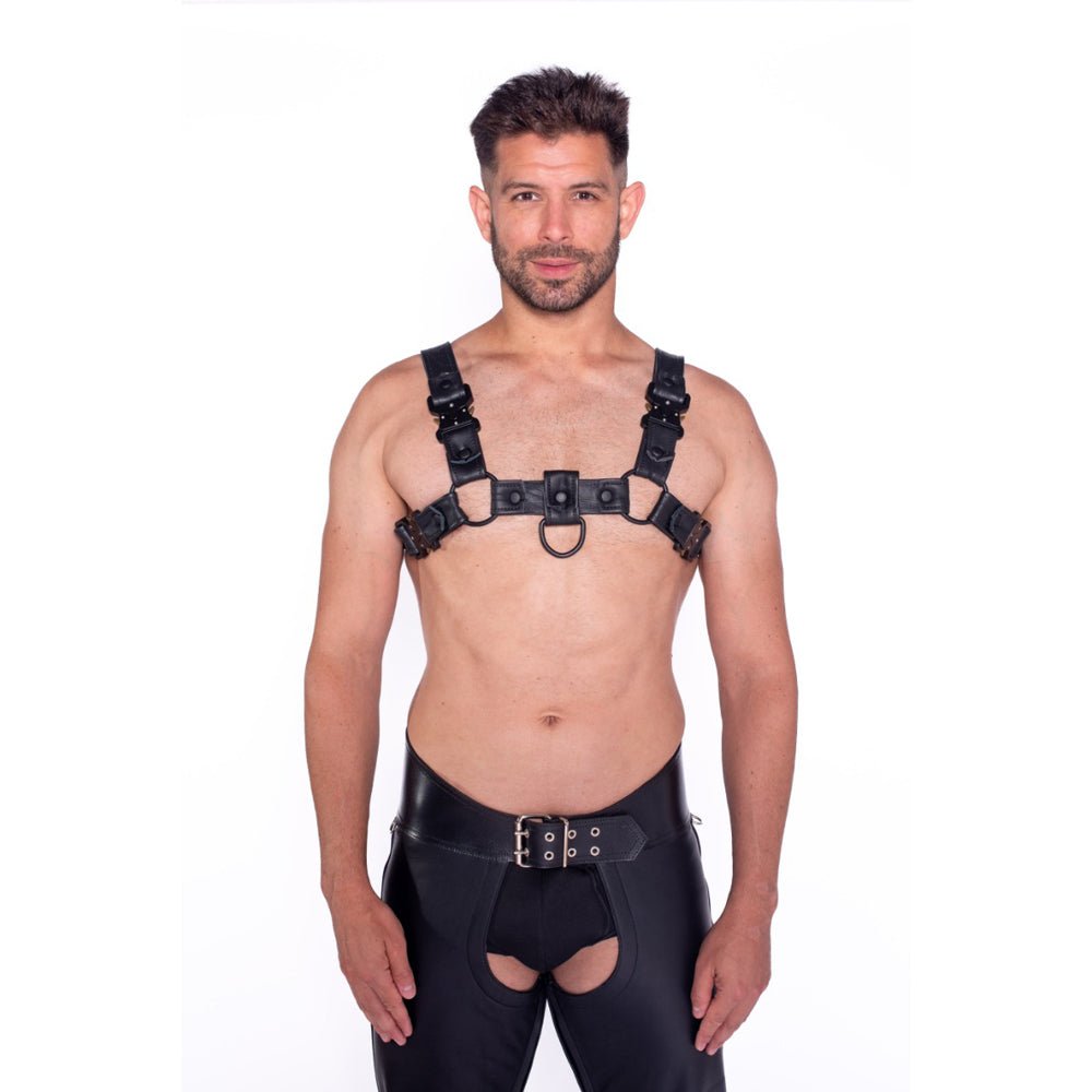 prowler-red-bull-harness-black-with-metal-fittings-s Prowler RED Bull Harness Black with Metal Fittings S - Image 1