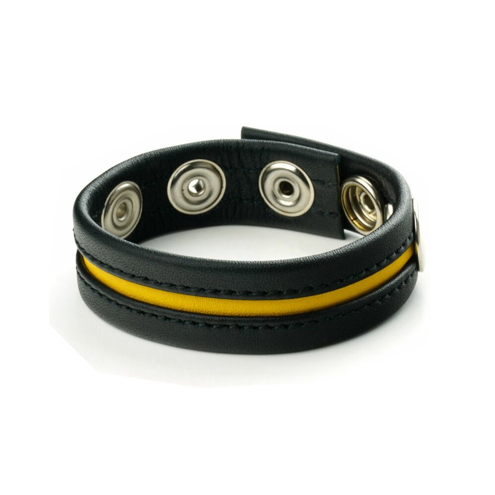 prowler-red-cock-strap-blackyellow Prowler RED Cock Strap Black/Yellow - Image 1