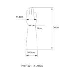 Prowler RED Latex Gloves Black XL - Image 3