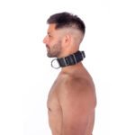 Prowler RED Leather Collar S/M – Black - Image 2