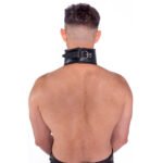 Prowler RED Leather Posture Collar – Black, S/M - Image 3