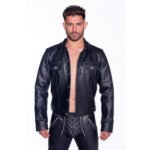 Prowler RED Leather Trucker Jacket 2XL - Image 4